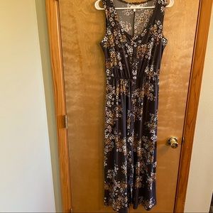 Maurices Gray Floral Dress